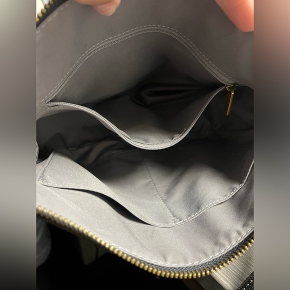 Fossil Black Leather Cross body Bag Purse - Picture 13 of 13